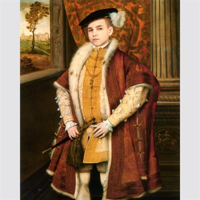 Custom Royal Portrait Future King Edward VI of England from Photo,by myDaVinci - myDaVinci